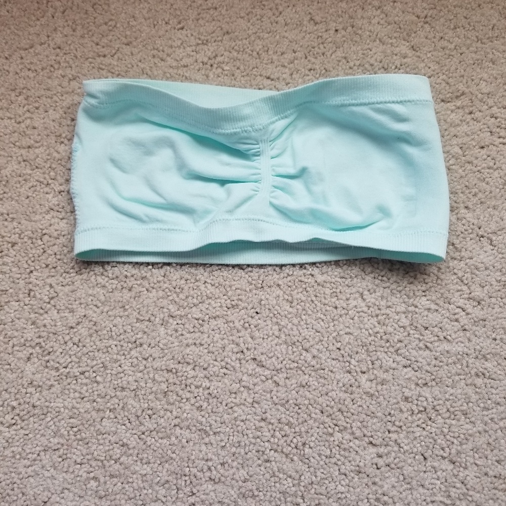 light blue bandeau